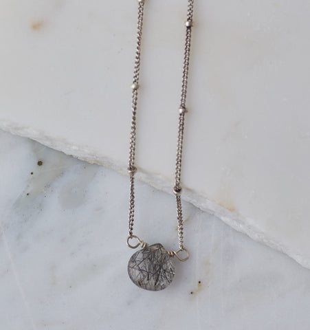 Baby Boho Freshwater Pearl Layering Necklace, Silver