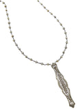 Ivy Vintage Pave Bar Necklace