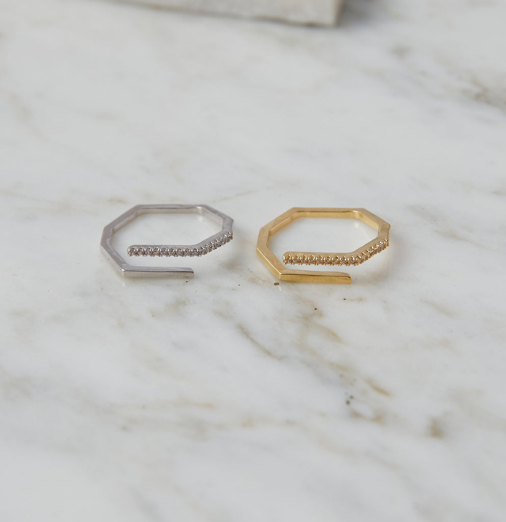 Lexi Twist Ring, Gold
