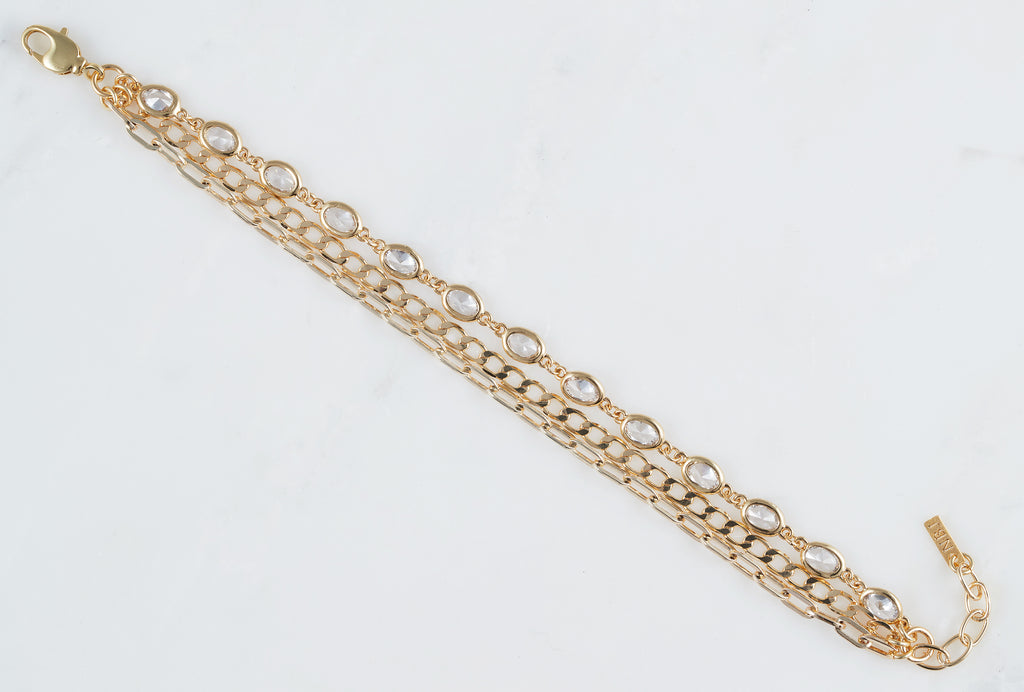 Sutton Three Strand Bracelet