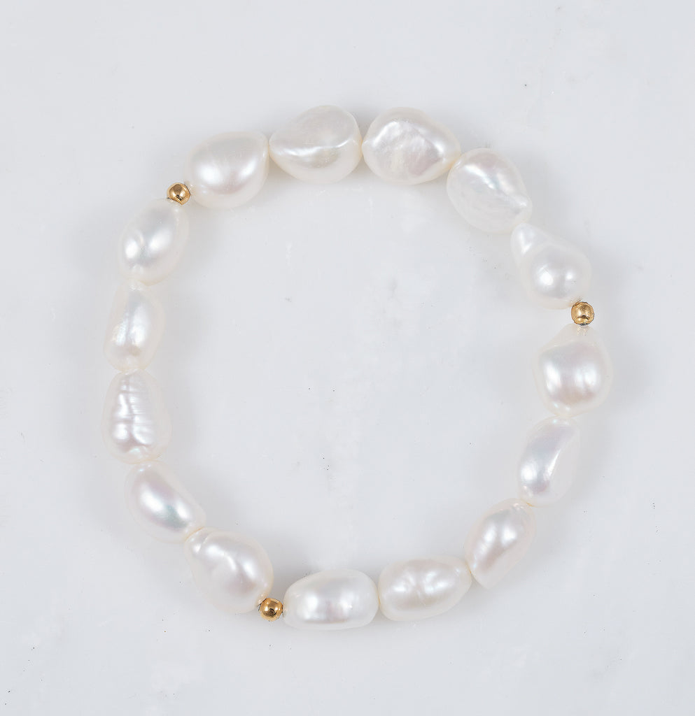 Mimi Freshwater Pearl Stretch Bracelet