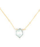 Stone Drop Choker, Mystic Seafoam Quartz