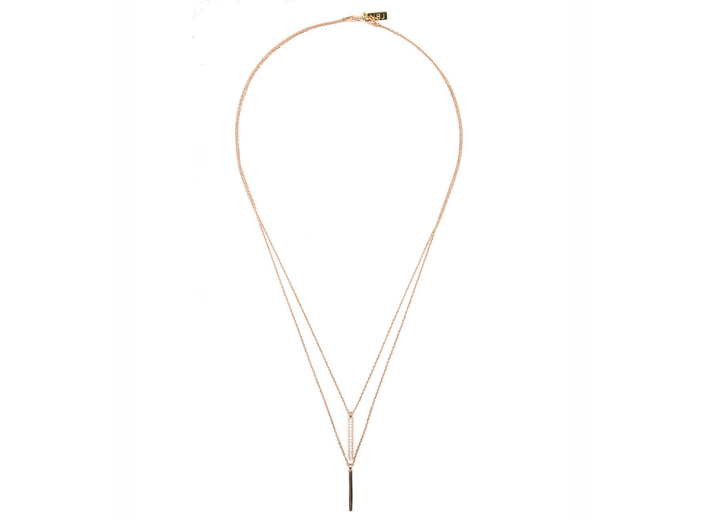 Uptown Necklace, Rose Gold