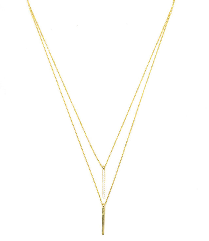 Uptown Necklace, Gold