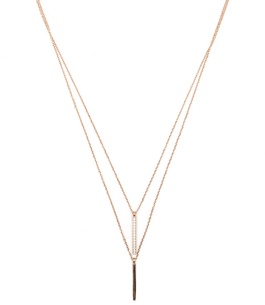 Uptown Necklace, Rose Gold