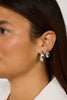 Gianna Small Teardrop Earrings, Silver