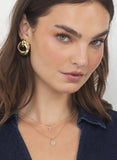 Kikki Knot Earring, Gold