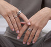 Pia Stacking Ring, Silver