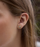 Dylan Cz Stud Earring, Gold