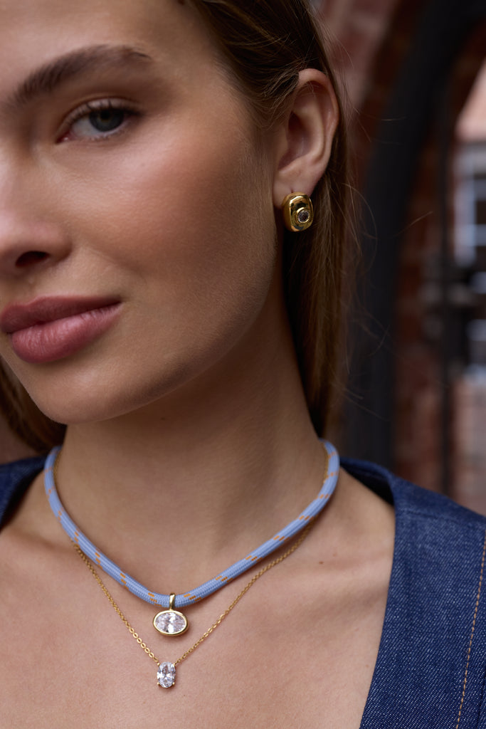 Evan Solitaire Necklace