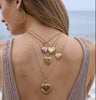 Mabel Vintage Puffy Heart Pendant Necklace