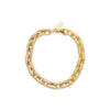 Iced Out Chain Bracelet, Gold