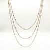 Baby Boho Freshwater Pearl Layering Necklace, Gold