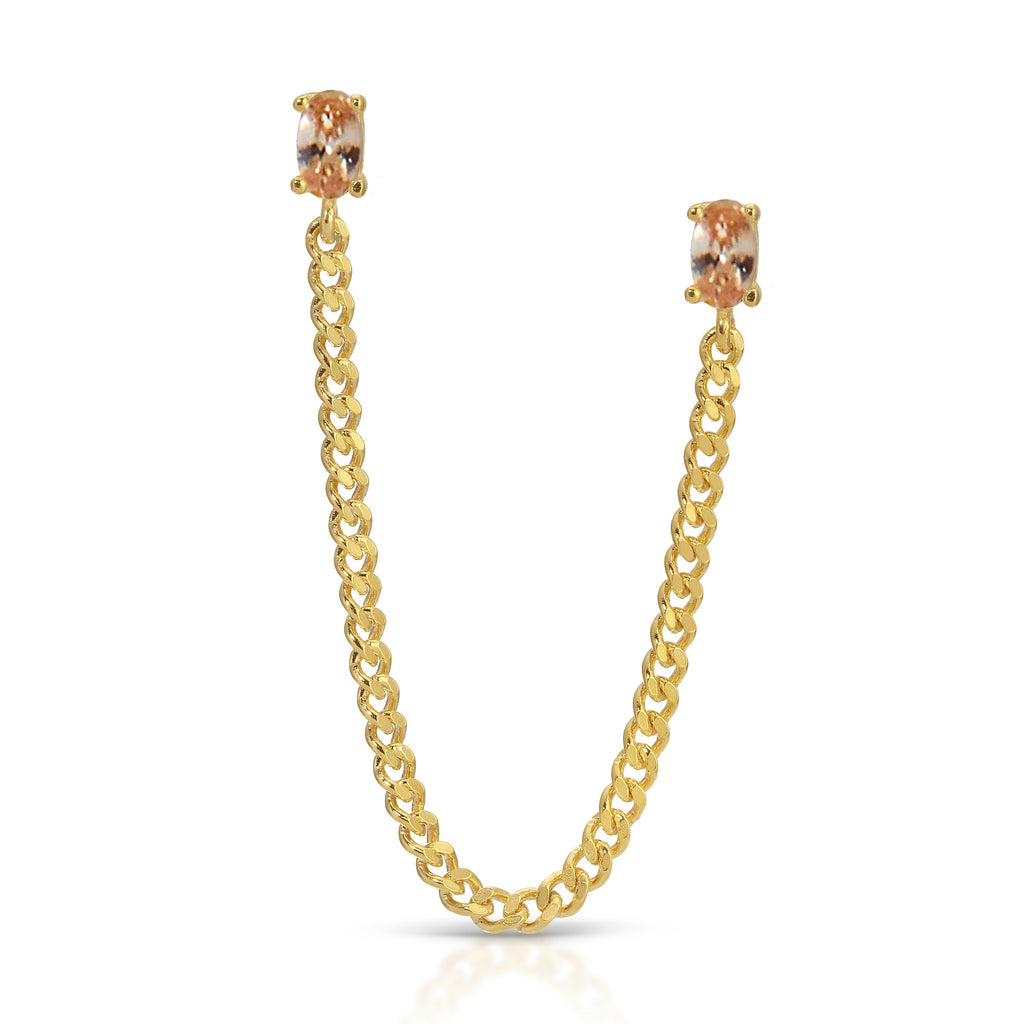 Tova Double Earring, Topaz