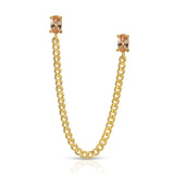 Tova Double Earring, Topaz