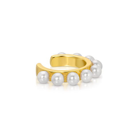 Gold Hot Bod Body Chain, Freshwater Pearl – Natalie B. Jewelry