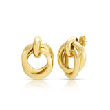 Kikki Knot Earring, Gold