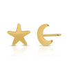 Moon & Star Studs