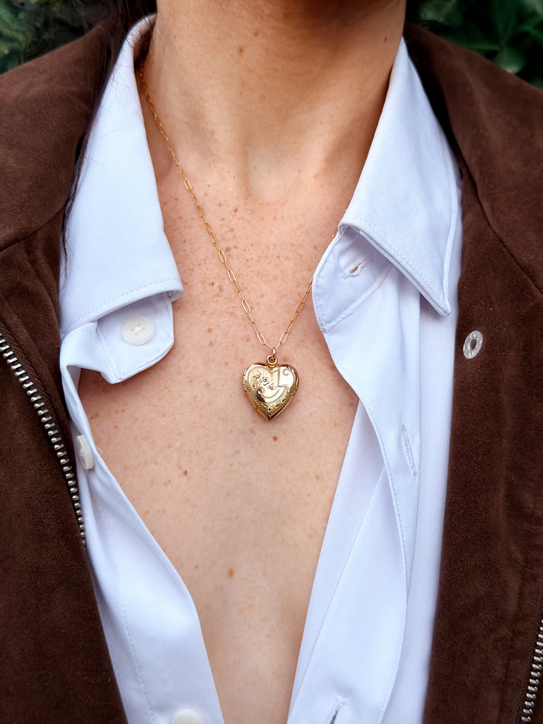 Grace Vintage Heart Locket