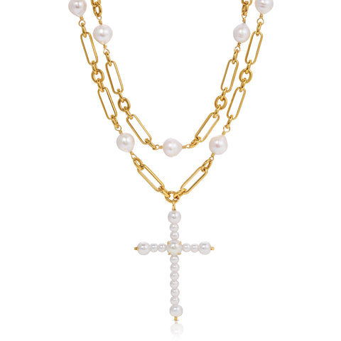 Kaia Cross Necklace