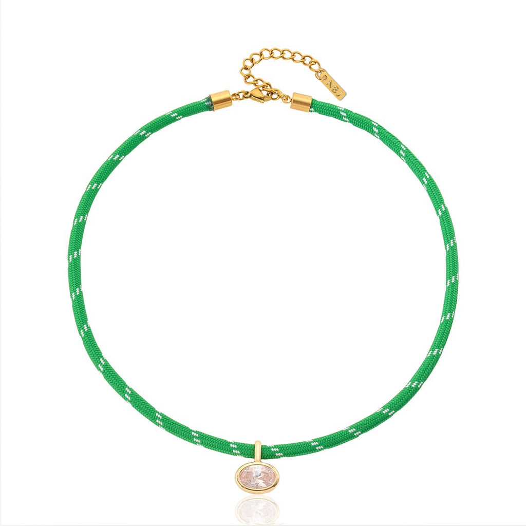 Marin Necklace, Green