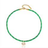 Marin Necklace, Green