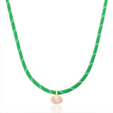 Marin Necklace, Green