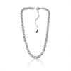 Iced Out Chain Necklace, Silver