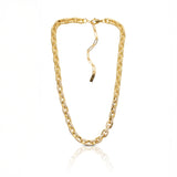 Iced Out Chain Necklace, Gold