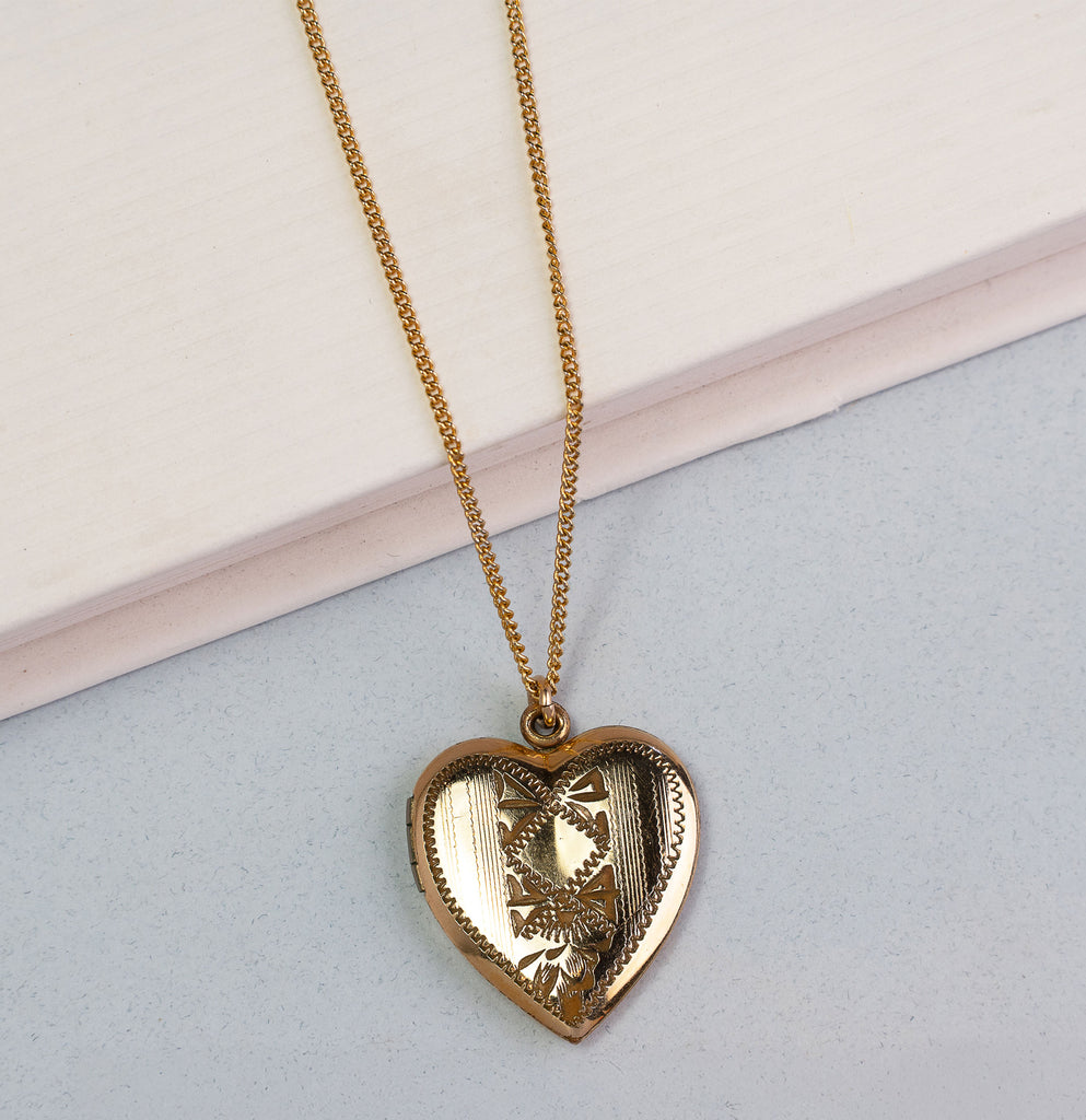 Hazel Vintage Heart Locket
