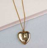 Hazel Vintage Heart Locket