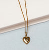 Willa Vintage Heart and Diamond Locket