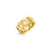 Curb Chain Ring, Gold