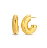 Cole Puffy Hoop, Gold