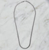 Shaye Herringbone Necklace, Rhodium