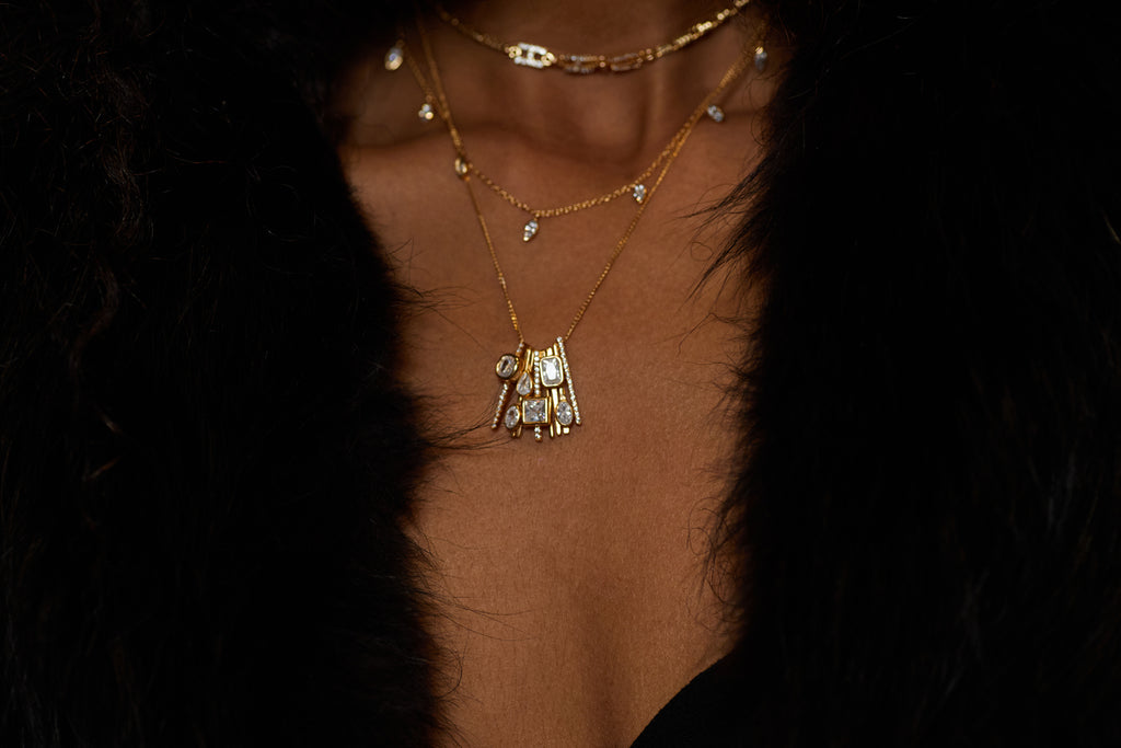Celine Art Deco Necklace