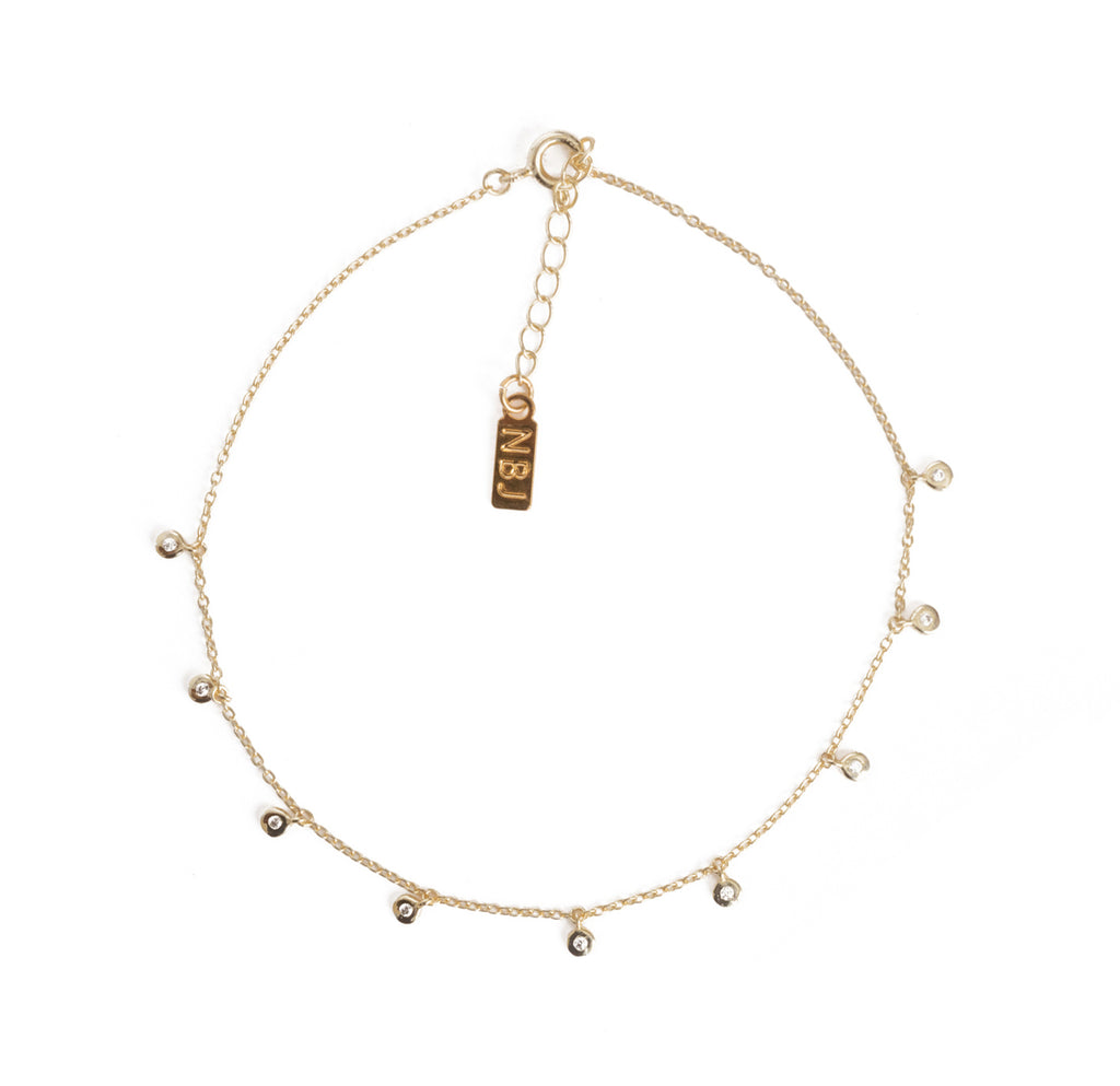 Vega Anklet, Gold
