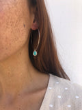 Chrissie Hoops, Silver & Turquoise