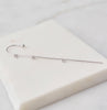 Gia Bar Pin Ear Cuff, Silver