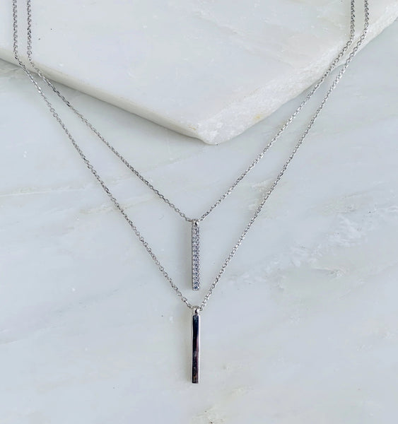 Uptown Necklace, Silver – Natalie B. Jewelry