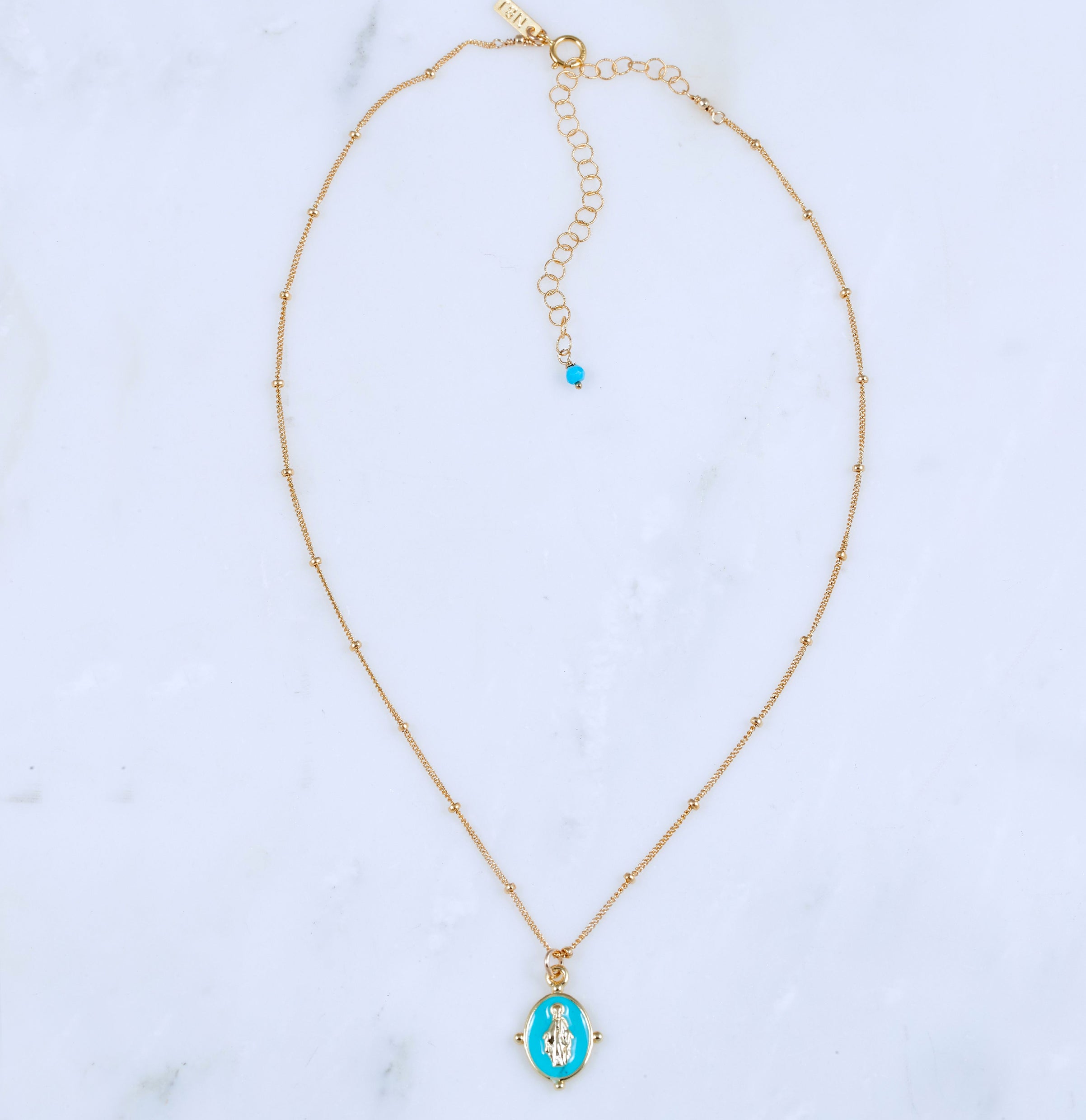 Lucia Pendant Necklace, Turquoise Natalie B. Jewelry