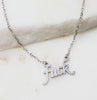 F*ck It Necklace, Silver