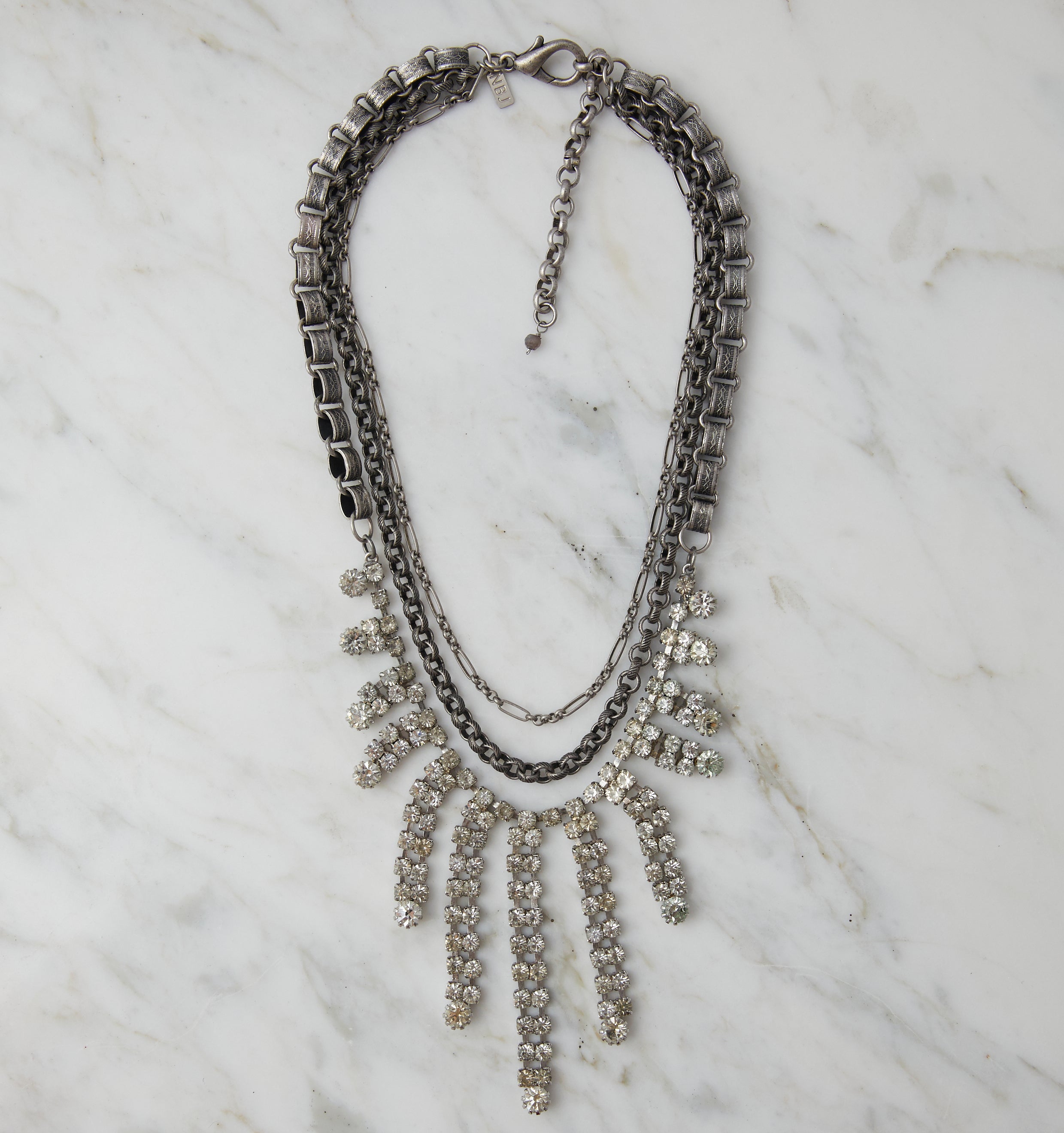 Bette Vintage Fringe Necklace – Natalie B. Jewelry