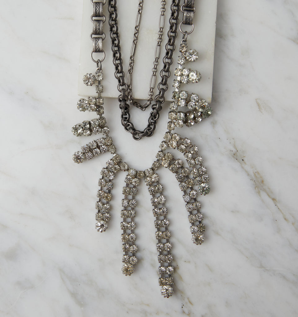 Bette Vintage Fringe Necklace