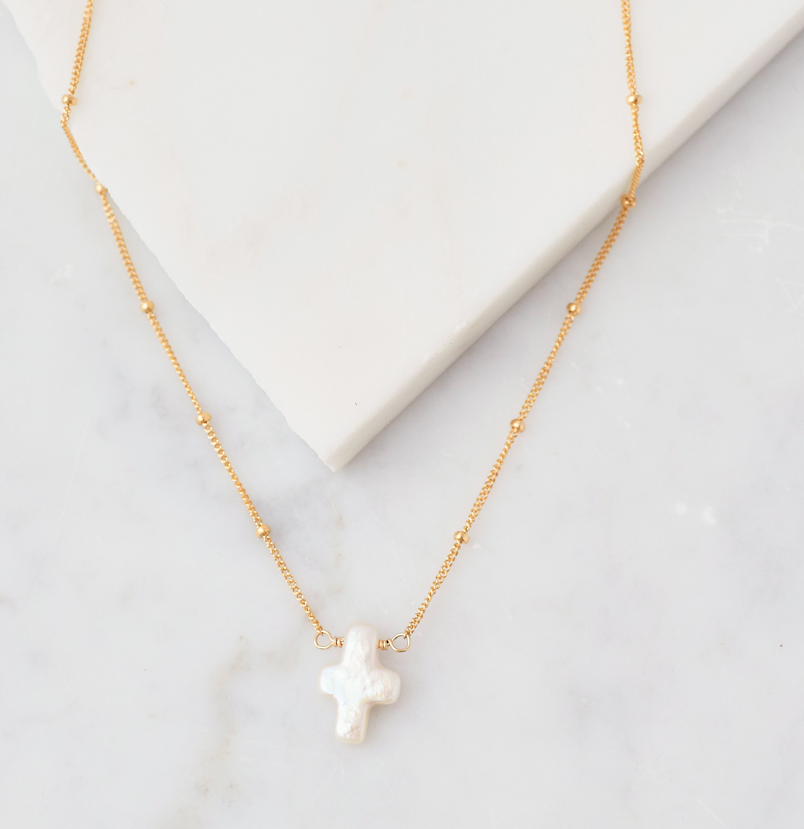 [韓国人気ジュエリー] nff ivory cross pearl necklace Pearl Cross Necklace, Greek Cross Pendant, Modern Religious