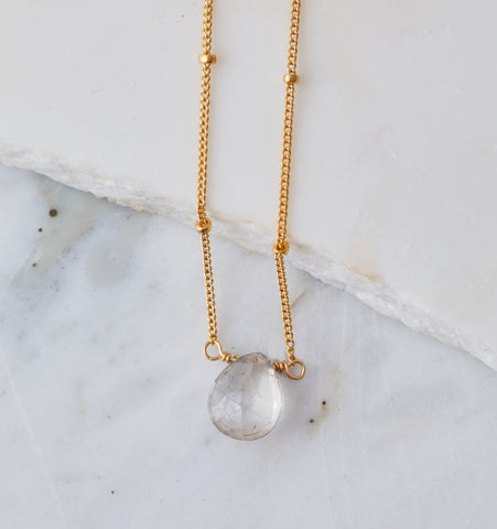 Baby Boho Freshwater Pearl Layering Necklace, Gold