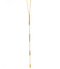 Downtown Lariat Necklace, Gold