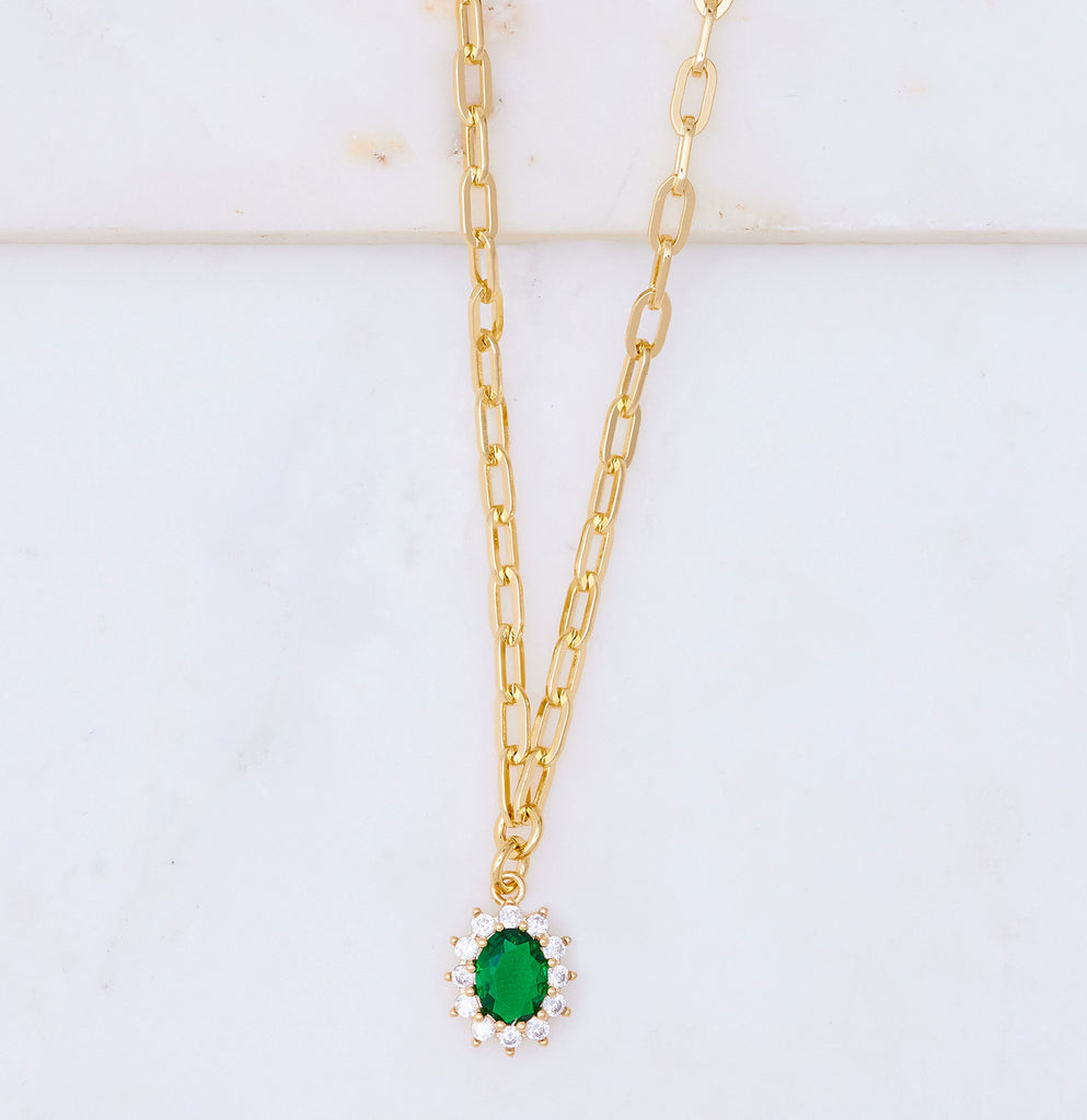 Didi Necklace, Emerald