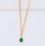 Didi Necklace, Emerald